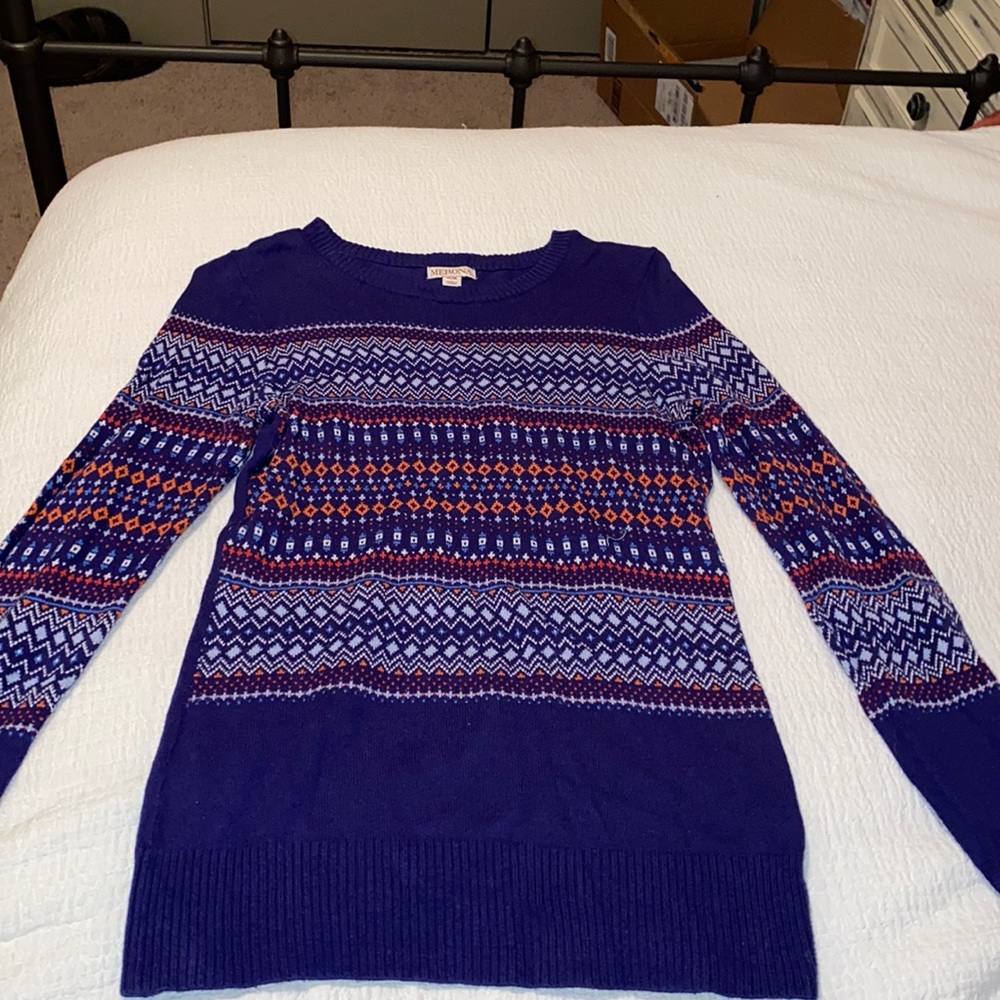 Navy blue Christmas sweater